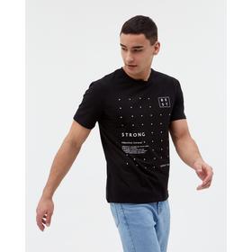 

Футболка мужская KAFTAN "STRONG", размер 48, цвет чёрный