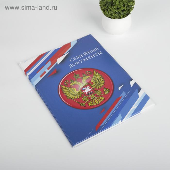 

Папка для семейных документов, 2 комплекта, цвет синий