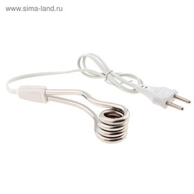 купить Электрокипятильник Luazon LEK 01, 500 Вт, спираль кольцо, 11х3 см, 220 В, белый