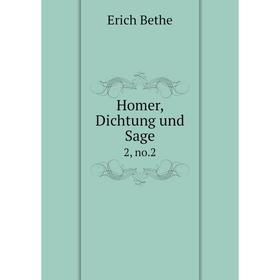 

Книга Homer, Dichtung und Sage 2, no.2