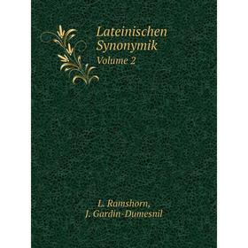 

Книга Lateinischen SynonymikVolume 2