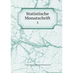 

Книга Statistische Monatschrift 3