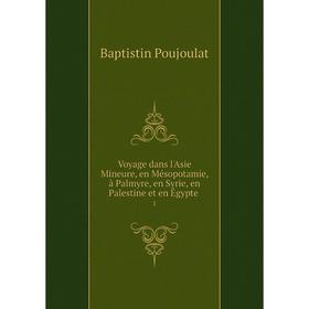 

Книга Voyage dans l'Asie Mineure, en Mésopotamie, à Palmyre, en Syrie, en Palestine et en Égypte 1