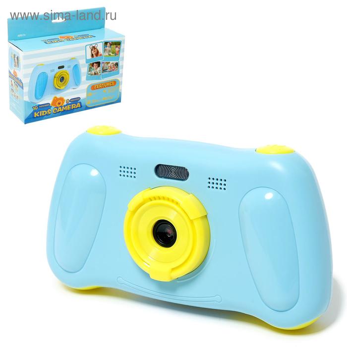 фото Детский фотоаппарат "игровой", цвет синий