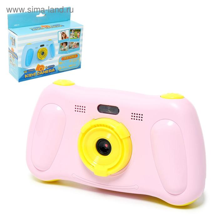фото Детский фотоаппарат "игровой", цвет розовый