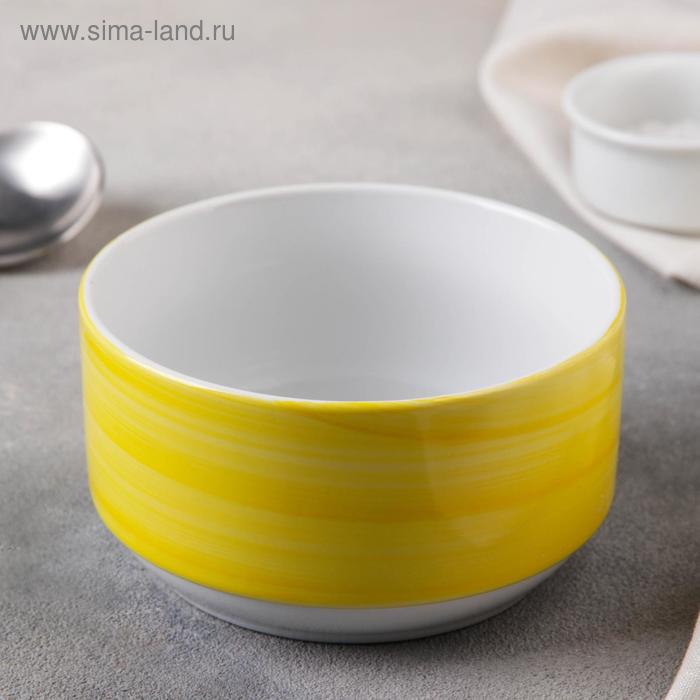Чашка для бульона без ручек Іnfinity, 470 мл, цвет жёлтый