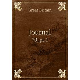 

Книга Journal 70, pt. 1