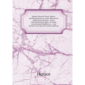 

Книга Quinti Horatii Flacci Opera