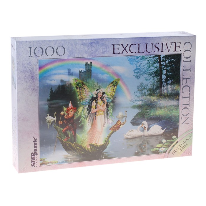 Пазлы "Волшебное озеро. Глиттер-коллекция", 1000 элементов