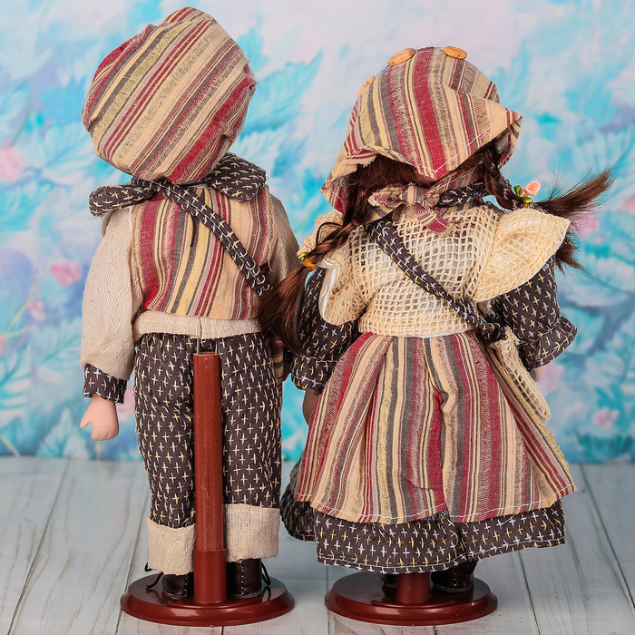 Кукла коллекционная "Поцелуйчик - Глеб и Галина" в наборе 2 шт