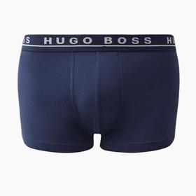 

Трусы мужские Hugo Boss Trunk 3P One Design, размер S, цвет синий, серый принт, 3 шт.
