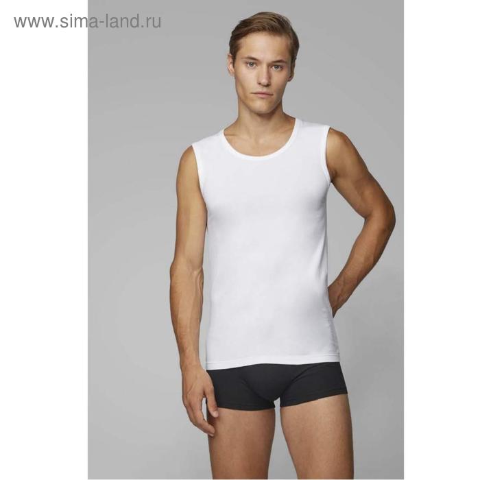 фото Майка мужская hugo boss sl-shirt rn 2p co/el, размер xxl, цвет белый, 2 шт.