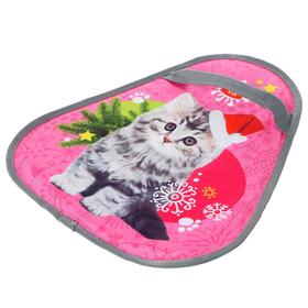 

Ледянка мягкая, рисунок с котенком, 460х400 мм