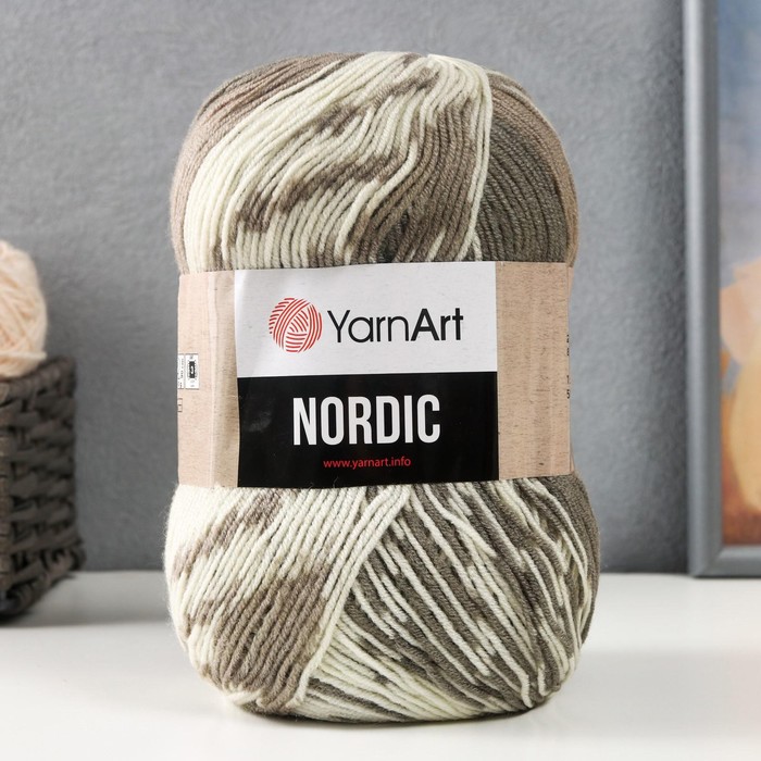 

Пряжа "Nordic" 20% шерсть, 80% акрил 510м/150гр (659)