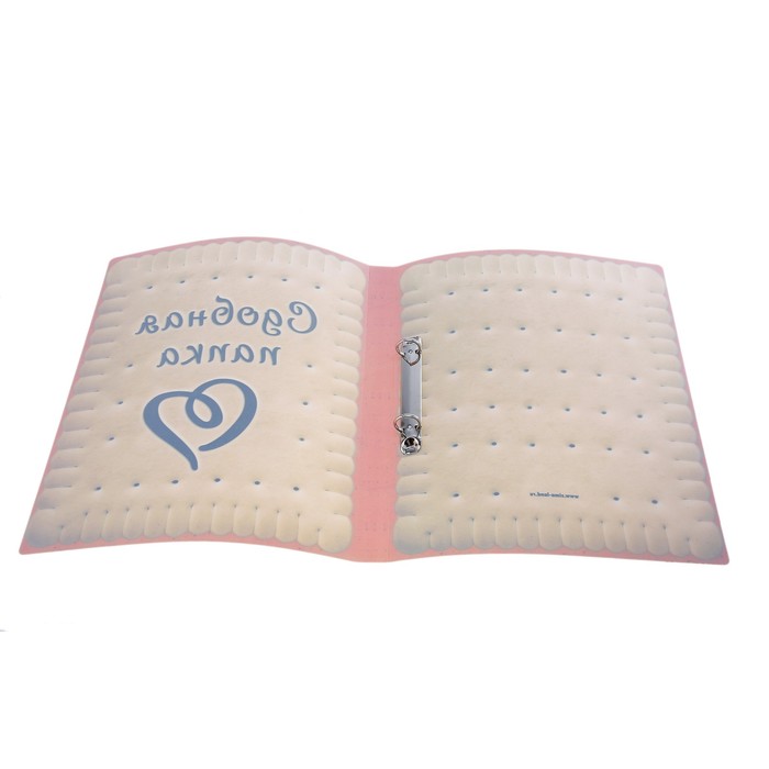 Папка на 2 кольцах "Сдобная папка", А4