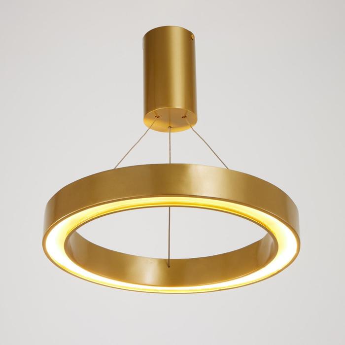 

Люстра с ПДУ "Бергамо" 45вт 3000-6000К LED золотой d.40см