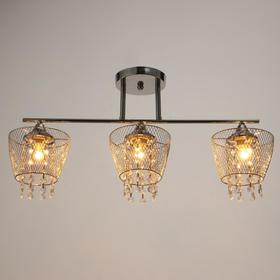 

Люстра "Лаура" 3x60Вт E27 хром 60х14х30 см.