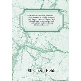 

Книга Französische Virelais aus dem 15