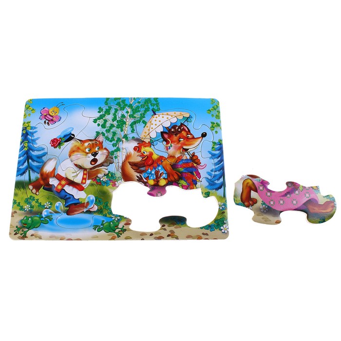 Макси-пазлы "Петушок-золотой гребешок" для малышей