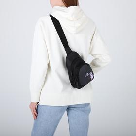 Сумка-рюкзак «Единорог», отдел на молнии, наружный карман, цвет чёрный Ош
