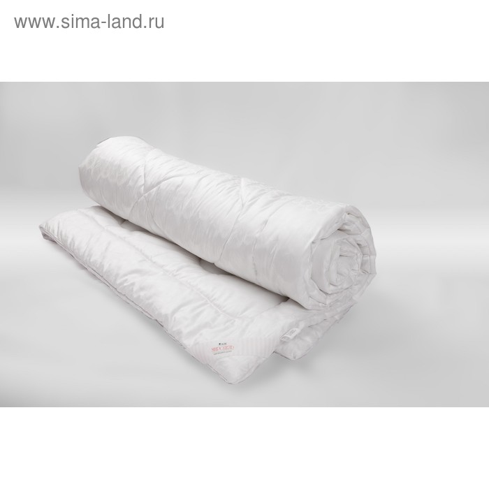 Одеяло Миродель всесезонное, искусственный лебяжий пух, 145*205 ± 5 см, микрофибра, 200 г/м2