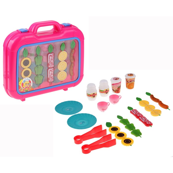 Набор для кухни "Барбекю", в чемоданчике 15 предметов