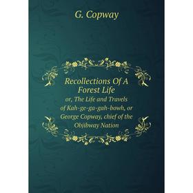 

Книга Recollections Of A Forest Life or, The Life and Travels of Kah-ge-ga-gah-bowh, or George Copway, chief of the Objibway Nation