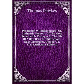 

Книга Prodigium Willinghamense