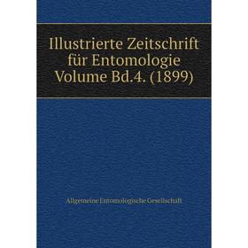 

Книга Illustrierte Zeitschrift für Entomologie Volume Bd.4. (1899)