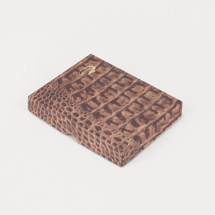 Обложка для автодокументов и паспорта, отдел для купюр, карманы для карт, матовый, цвет коричневый