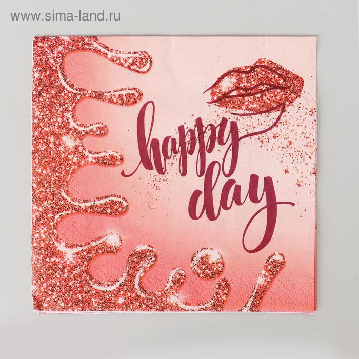 

Салфетка бумажная Happy Day 33х33 см, набор 12 шт.
