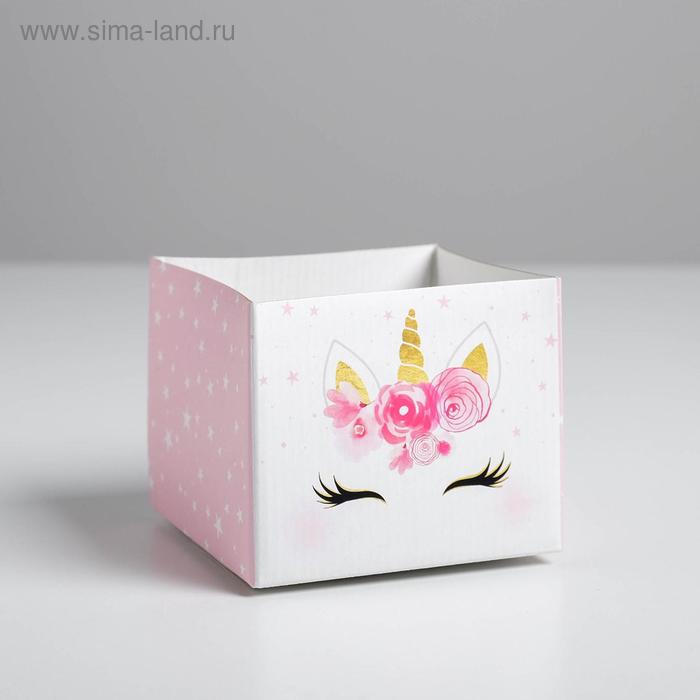 

Коробка подарочная складная, упаковка, «Единорог», 10 х 12 х 12 см