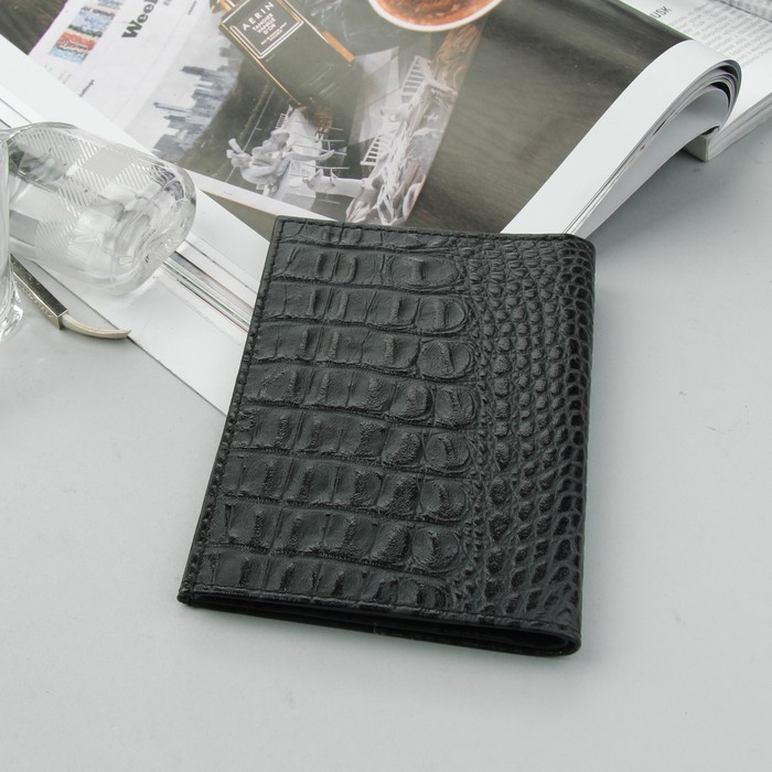 Обложка для автодокументов, цвет чёрный