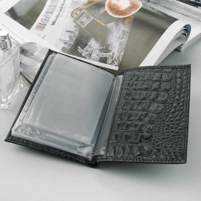 Обложка для автодокументов, цвет чёрный