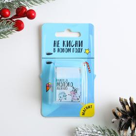 

Магнит - пакет молока «Не кисни в Новом году»