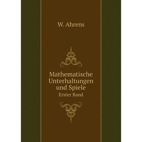 

Книга Mathematische Unterhaltungen und Spiele Erster Band