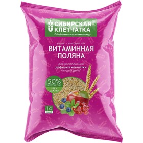 Сибирская клетчатка «Витаминная поляна», пакет 300 г