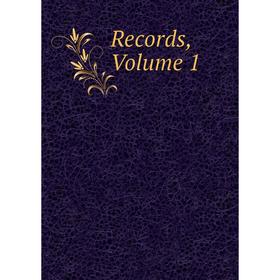 

Книга Records, Volume 1