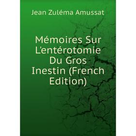 

Книга Mémoires Sur L'entérotomie Du Gros Inestin