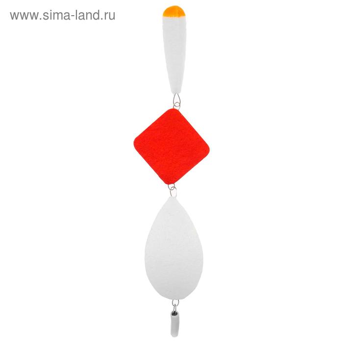 

Поплавок тройной №4, цвет белый