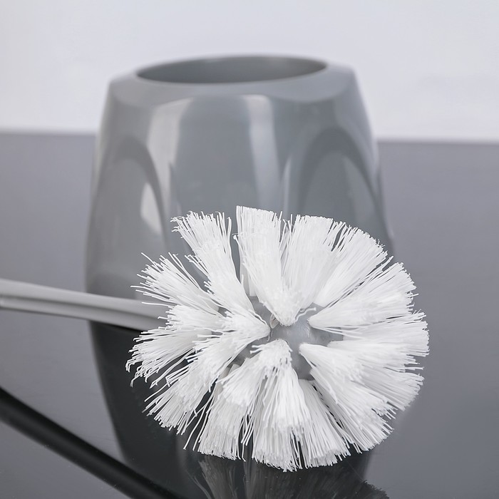 Ерш для унитаза с подставкой "Классика", цвет МИКС