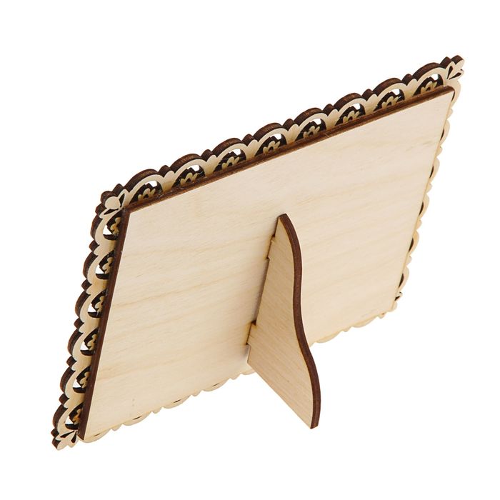 Молитва для дома в рамке, большая, береста