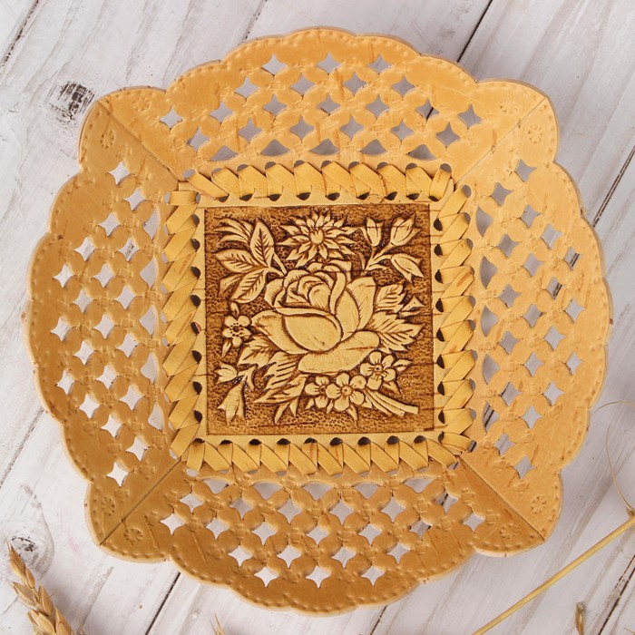 Конфетница «Розочки», 15х16х6 см