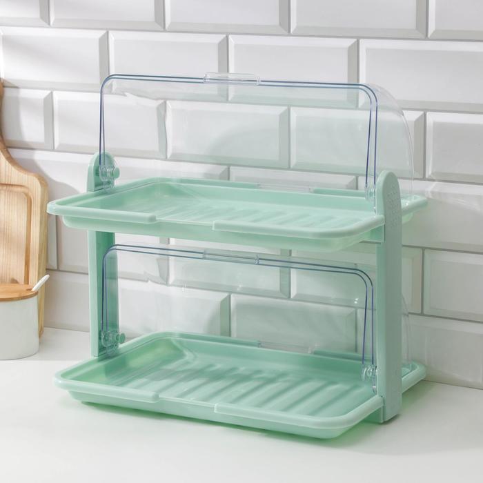 Хлебница "Помощник", 2 яруса, цвет МИКС