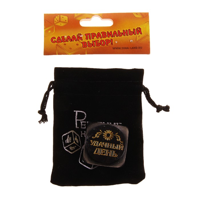 Кубик деревянный "На удачу"