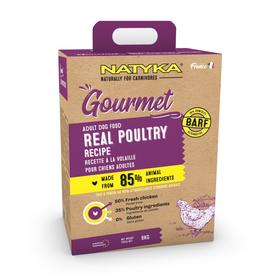 

Сухой корм Natyka gourmet dog adult poultry для собак, птица 9 кг