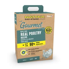 

Сухой корм Natyka gourmet puppy poultry, для щенков, птица 9 кг