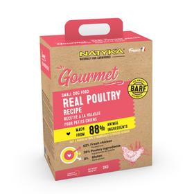 

Сухой корм Natyka gourmet dog adult small dogs poultry для собак малых пород, птица, 3 кг