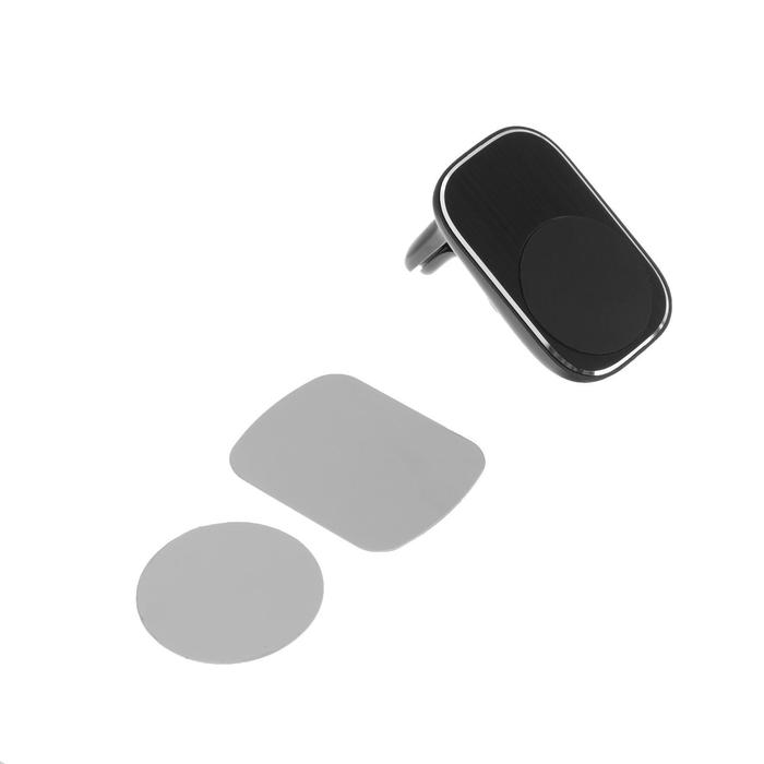 Держатель телефона Cartage в дефлектор, магнитный, черный держатель телефона магнитный auto standart magnetic в дефлектор