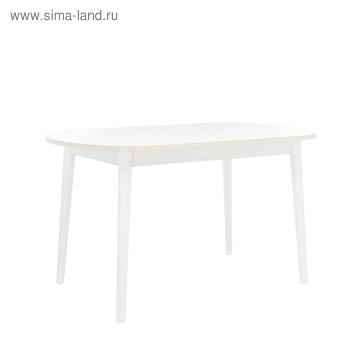 

Стол раздвижной Leset Акра 2Р, белый, стекло кремовое 1300/1600х800х740